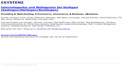 Desktop Screenshot of exystence.com