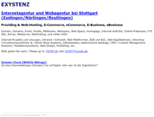 Tablet Screenshot of exystence.com